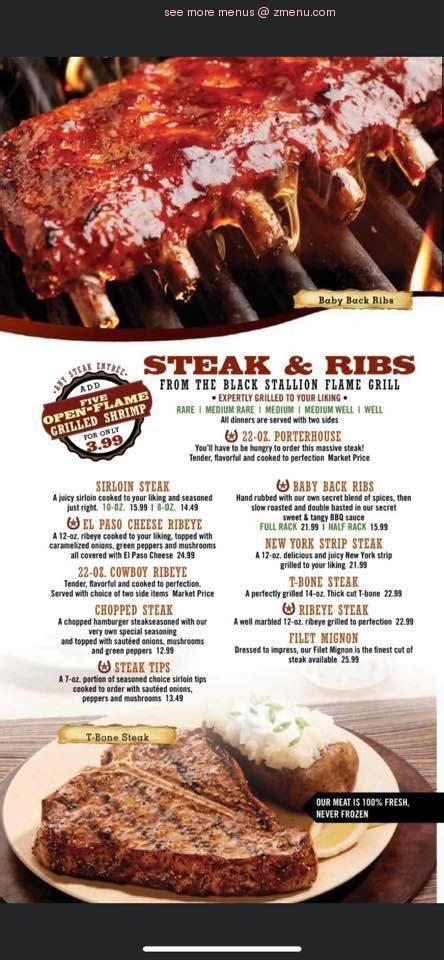 black stallion columbia ky|black stallion restaurant menu.